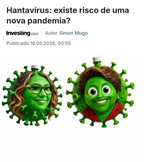 Pode ser uma imagem de texto que diz "Hantavírus: existe risco de uma nova pandemia? Investing.com Autor Simon Mugo Publicado 16.05.2026 00:55"
