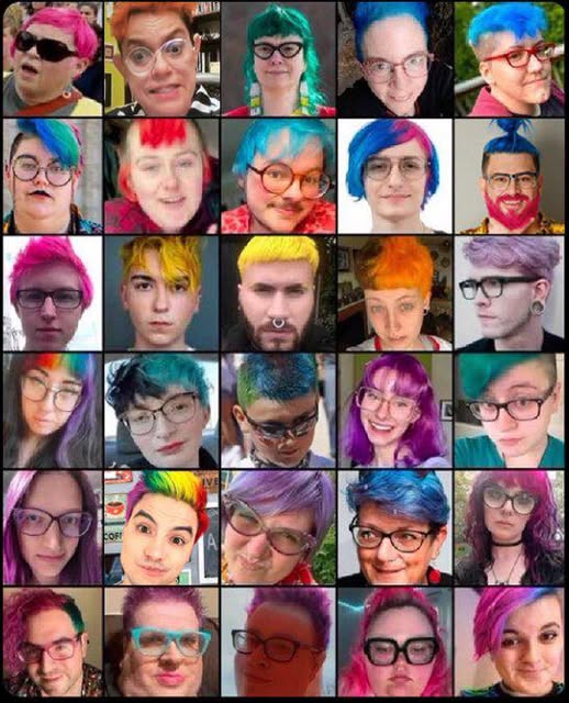 Pode ser uma imagem de uma ou mais pessoas e óculos