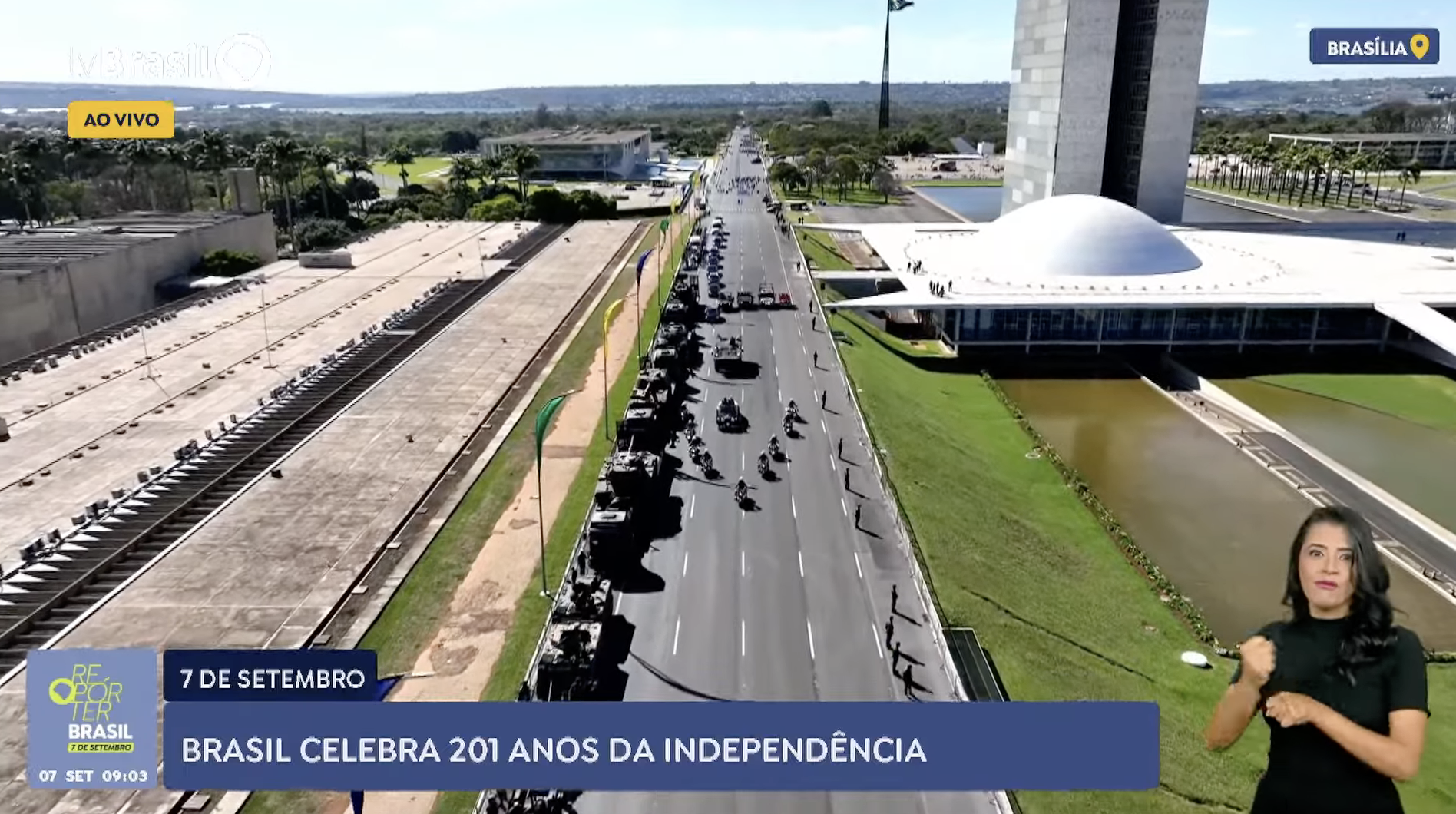7 de Setembro de Lula leva cerca de 25.000 à Esplanada