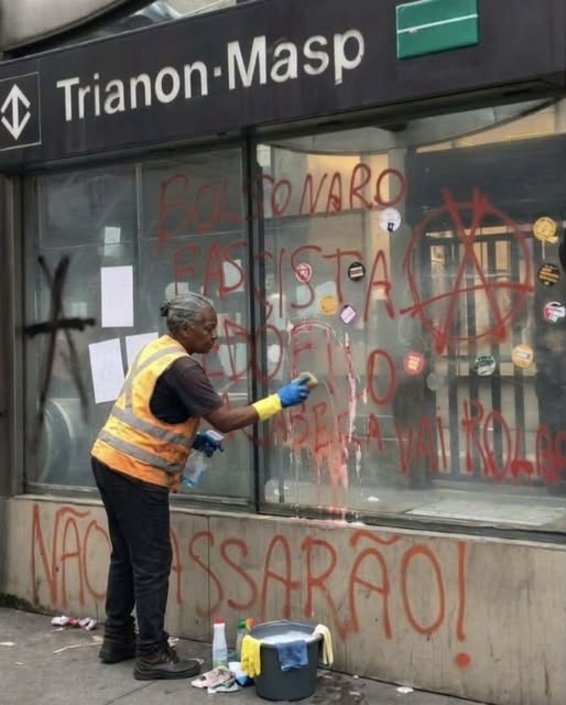 Pode ser uma imagem de rua e texto